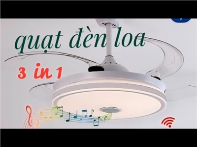 Quạt trần tích hợp loa Bluetooth: Có đáng mua hay chỉ là “chiêu marketing”?