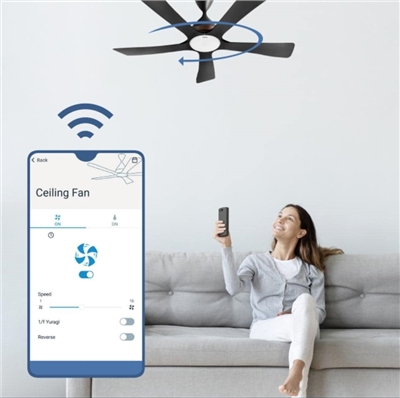 Quạt trần tích hợp WiFi – Điều khiển bằng điện thoại thông minh