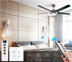 Kết nối quạt trần với hệ sinh thái nhà thông minh như Google, Amazon và Apple